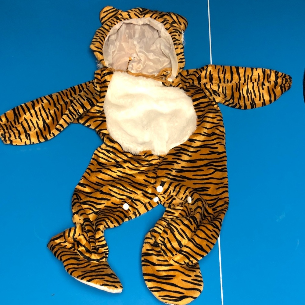 Tiger Striped Baby Costume
